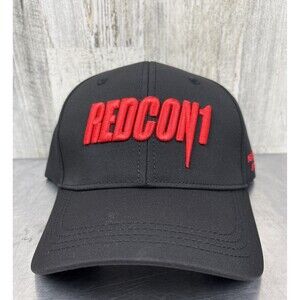 NEW REDCON1 Black Red 3D Puff Embroidered Logo Snapback Cap